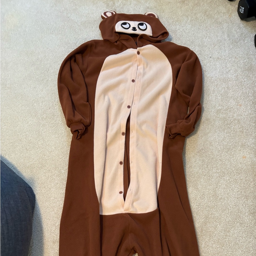 Brown Men’s Monkey One Piece Costume